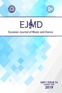 Eurasian journal of music and dance (Online) [Yıl:2019 Cilt:1 Sayı:15 Sayfa Aralığı:105-116]