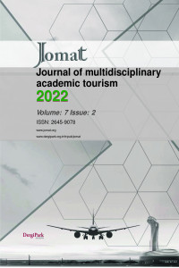 Journal of Multidisciplinary Academic Tourism 2022 volume 7 issue 2
