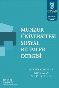 Munzur Üniversitesi Sosyal Bilimler Dergisi