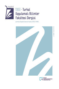 Tokat Gaziosmanpaşa Üniversitesi Turhal Uygulamalı Bilimler Fakültesi Dergisi