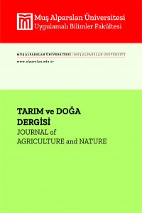 Muş Alparslan University Journal of Agriculture and Nature