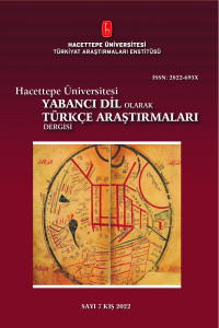 Hacettepe Üniversitesi Yabancı Dil Olarak Türkçe Araştırmaları Dergisi