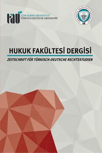 Türk-Alman Üniversitesi Hukuk Fakültesi Dergisi