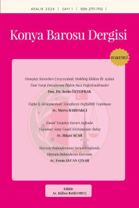 Konya Barosu Dergisi