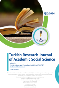 Türk Akademik Sosyal Bilimler Araştırma Dergisi