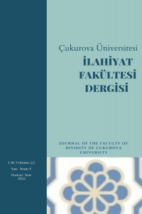 Çukurova University Journal of Faculty of Divinity