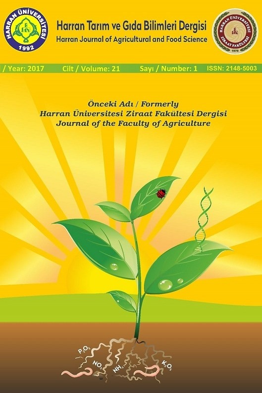 Harran Journal of Agricultural and Food Science
