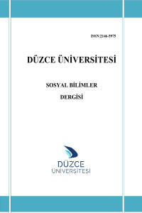 Duzce University Journal of Social Sciences Cover image