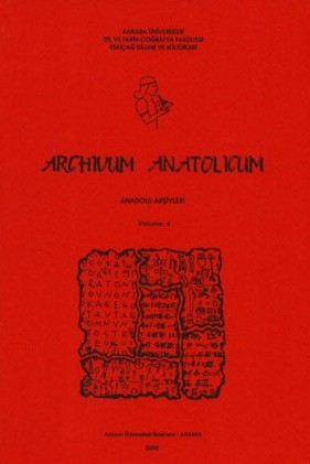 Archivum Anatolicum-Anadolu Arşivleri