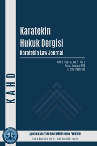 Karatekin Hukuk Dergisi