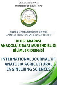 International Journal of Anatolia Agricultural Engineering Sciences
