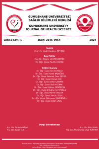 Gümüşhane Üniversitesi Sağlık Bilimleri Dergisi