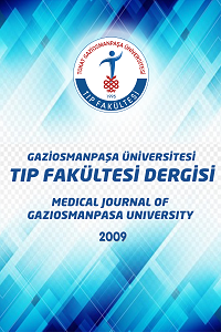 Journal of Gaziosmanpasa University Faculty of Medicine