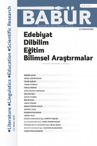 Edebiyat Dilbilim Eğitim ve Bilimsel Araştırmalar Dergisi