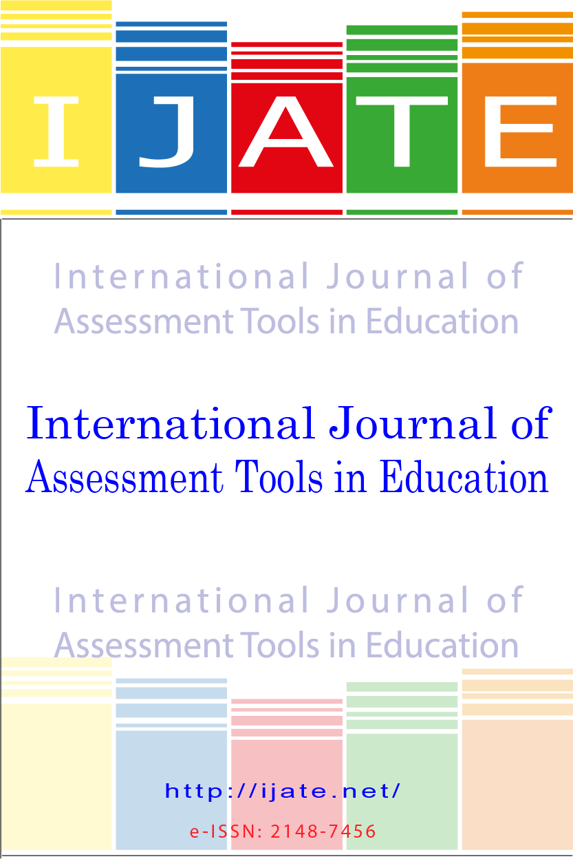 International Journal of Assessment Tools in Education Kapak resmi