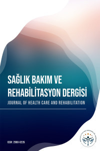 Sağlık Bakım ve Rehabilitasyon Dergisi Kapak resmi