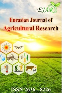 Eurasian Journal of Agricultural Research Kapak resmi