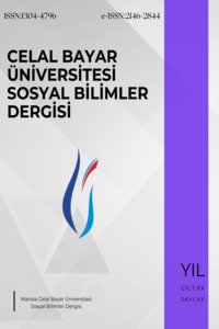 Manisa Celal Bayar Üniversitesi Sosyal Bilimler Dergisi