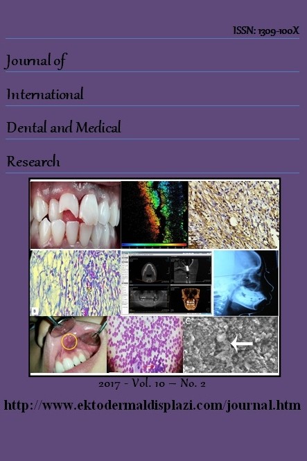 Journal Of International Dental And Medical Research