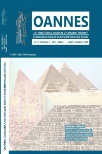 OANNES - Uluslararası Eskiçağ Tarihi Araştırmaları Dergisi
