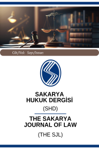 Sakarya Üniversitesi Hukuk Fakültesi Dergisi