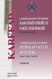 Çankırı Karatekin Üniversitesi Karatekin Edebiyat Fakültesi Dergisi