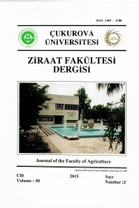 Çukurova University Journal of the Faculty of Agriculture