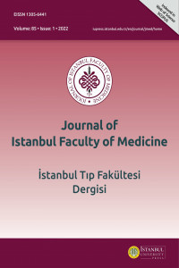 Journal of Istanbul Faculty of Medicine