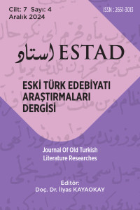 Eski Türk Edebiyatı Araştırmaları Dergisi  [Journal Of Old Turkish Literature Researches]