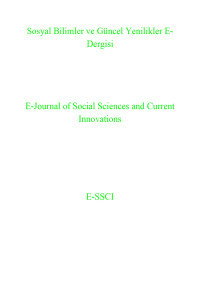 E-Journal of Social Sciences and Current Innovations
