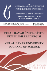 Celal Bayar University Journal of Science