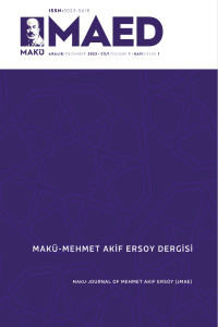 Journal of Mehmet Akif Ersoy