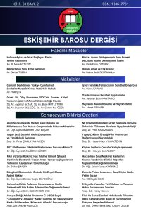 Eskişehir Barosu Dergisi