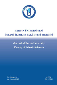 Journal of The Faculty of Islamic Sciences of Bartın University