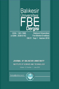 Balıkesir Üniversitesi Fen Bilimleri Enstitüsü Dergisi