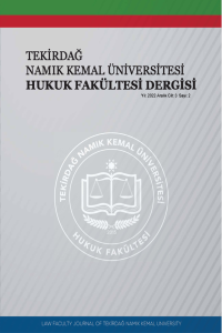 Law Faculty Journal of Tekirdağ Namık Kemal University