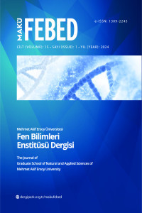 The Journal of Graduate School of Natural and Applied Sciences of Mehmet Akif Ersoy University