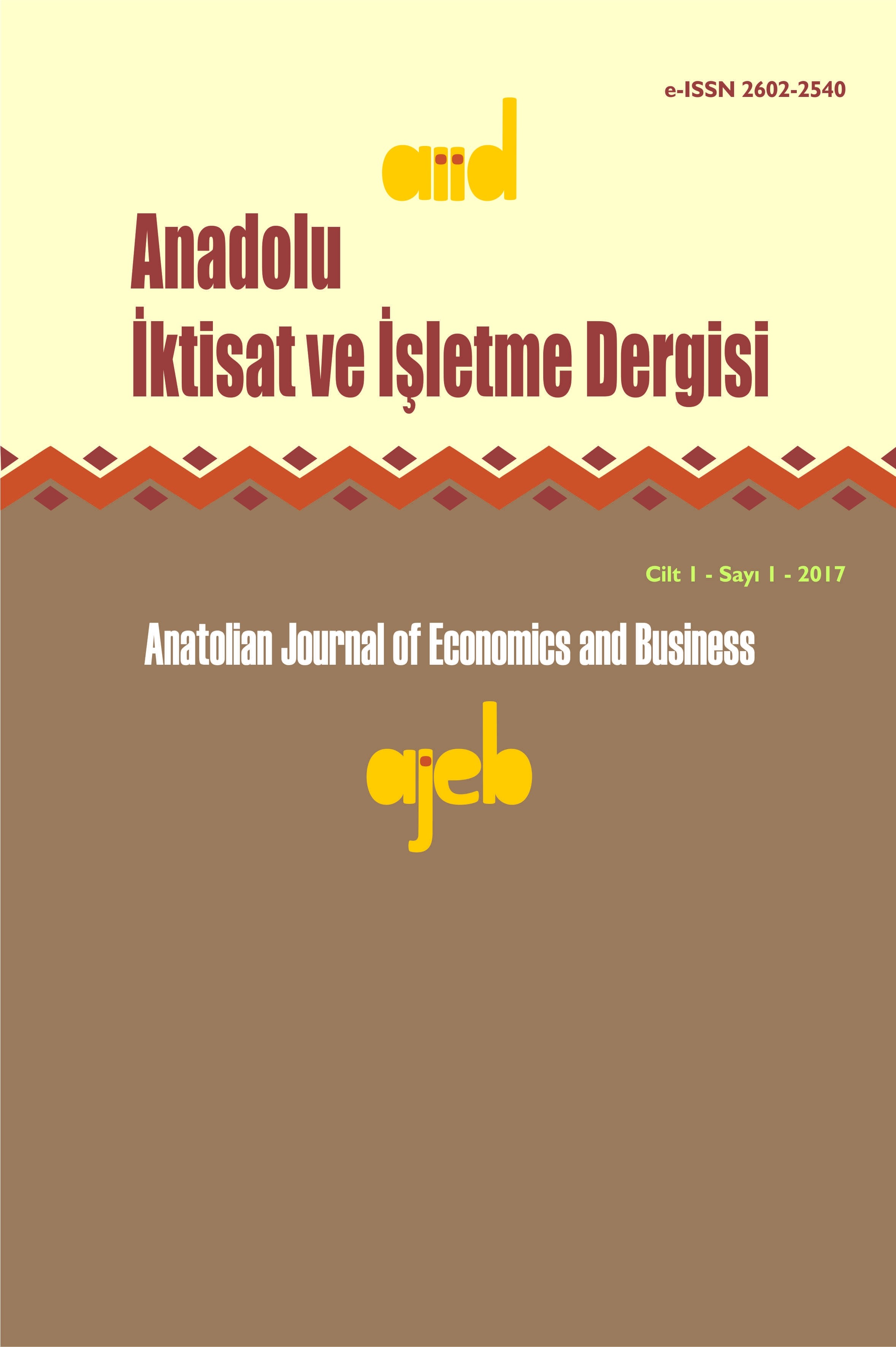 Anatolian Journal of Economics and Business