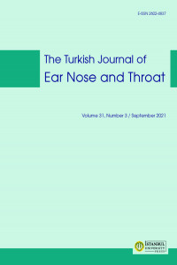 The Turkish Journal of Ear Nose and Throat