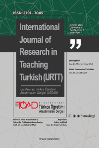 Uluslararası Türkçe Öğretimi Araştırmaları Dergisi