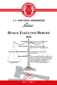 İstanbul Yeni Yüzyıl Üniversitesi Hukuk Fakültesi Dergisi