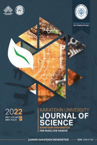Karatekin University Journal of Science