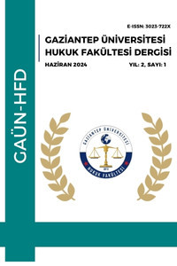 Gaziantep Üniversitesi Hukuk Fakültesi Dergisi