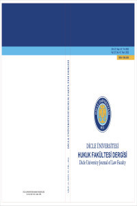 Dicle University Journal of Law Faculty