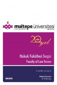 Maltepe Üniversitesi Hukuk Fakültesi Dergisi
