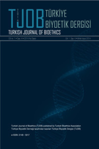 Türkiye Biyoetik Dergisi