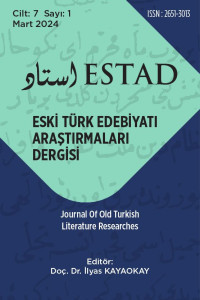 Eski Türk Edebiyatı Araştırmaları Dergisi  [Journal Of Old Turkish Literature Researches] Kapak resmi