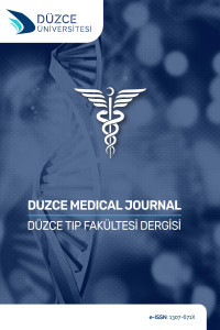 Düzce Tıp Fakültesi Dergisi Kapak resmi