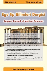 Ege Tip Bilimleri Dergisi Ana Sayfa