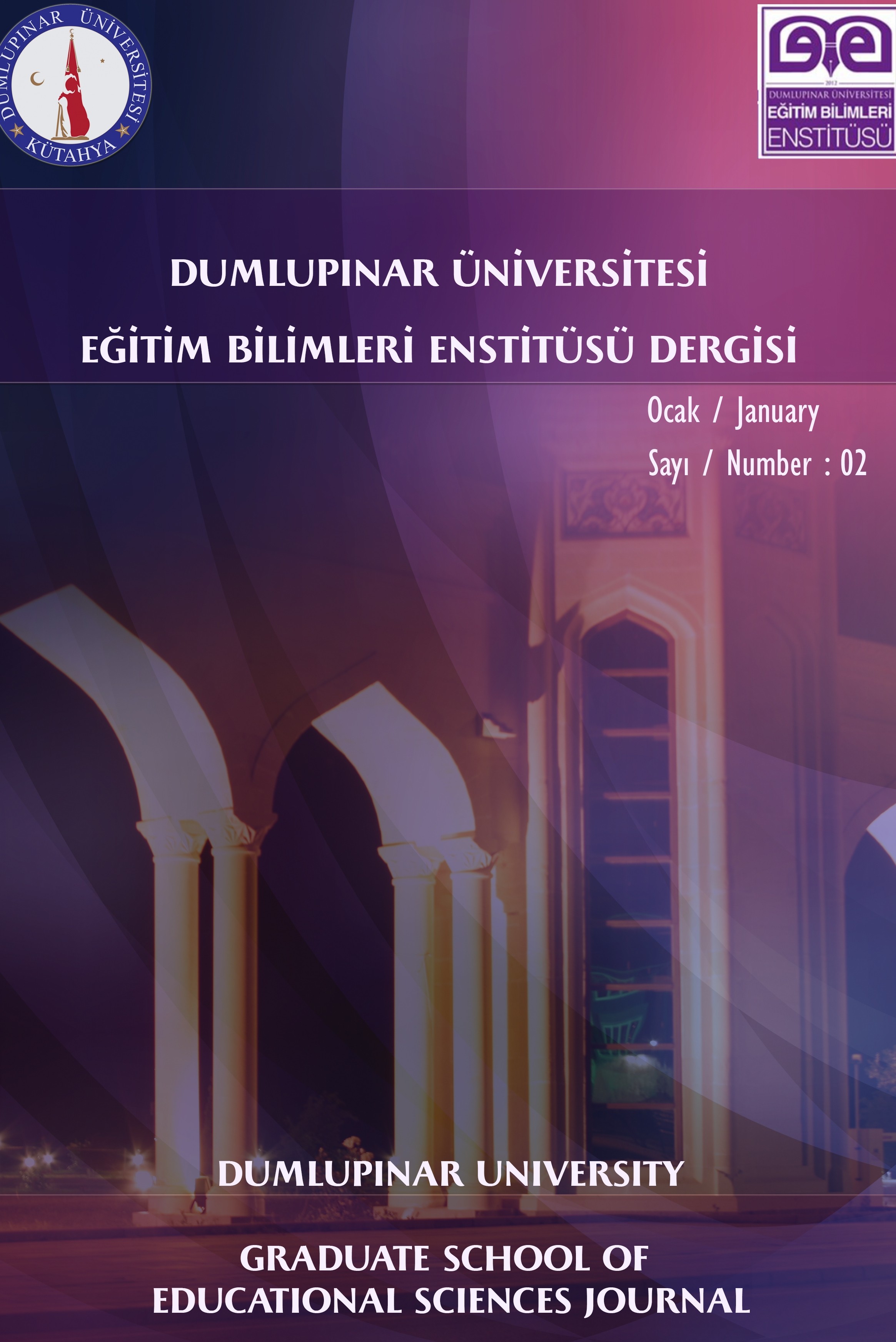 Dumlupınar Üniversitesi Eğitim Bilimleri Enstitüsü Dergisi